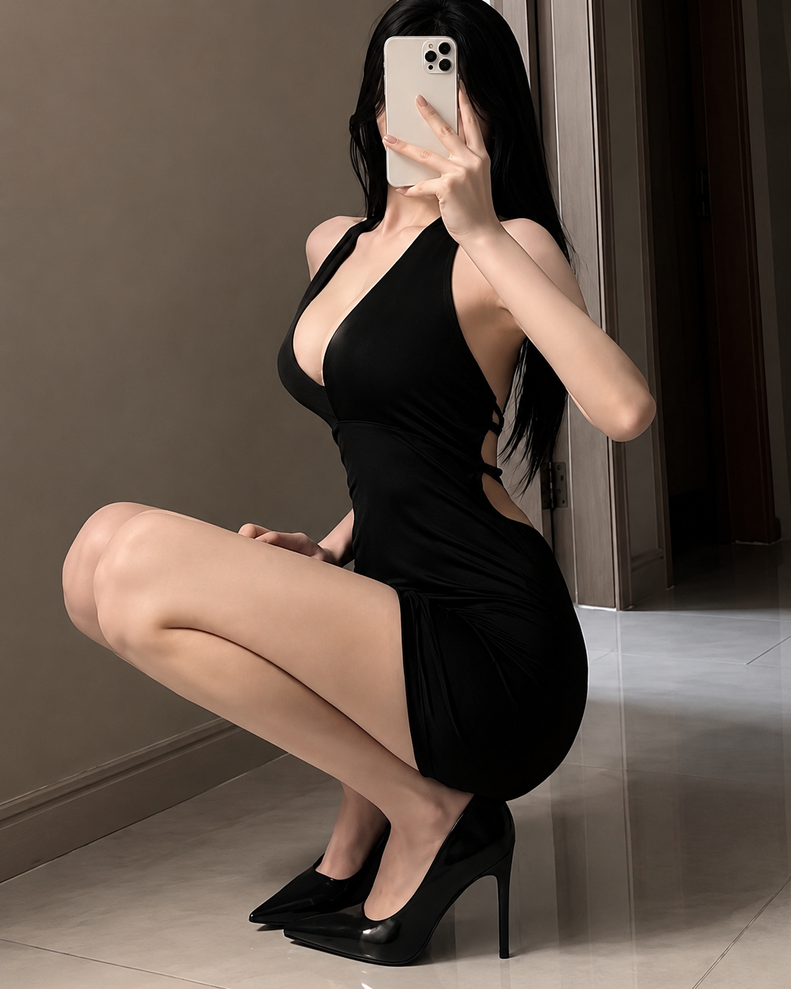 Midnight Backless ミニドレス