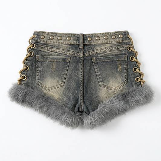 Frost Punk ファーショートパンツ