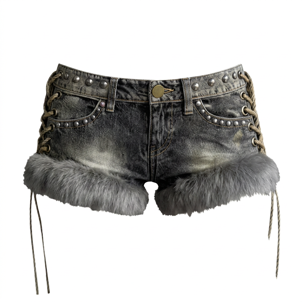 Frost Punk ファーショートパンツ