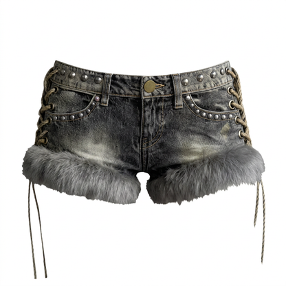 Frost Punk ファーショートパンツ