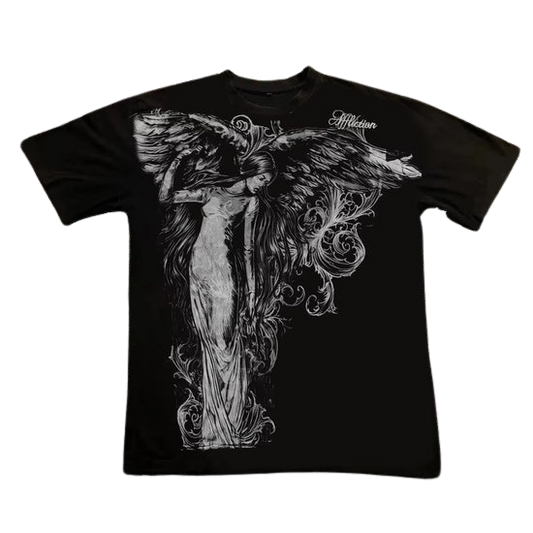 Y2KゴシックスタイルTシャツ